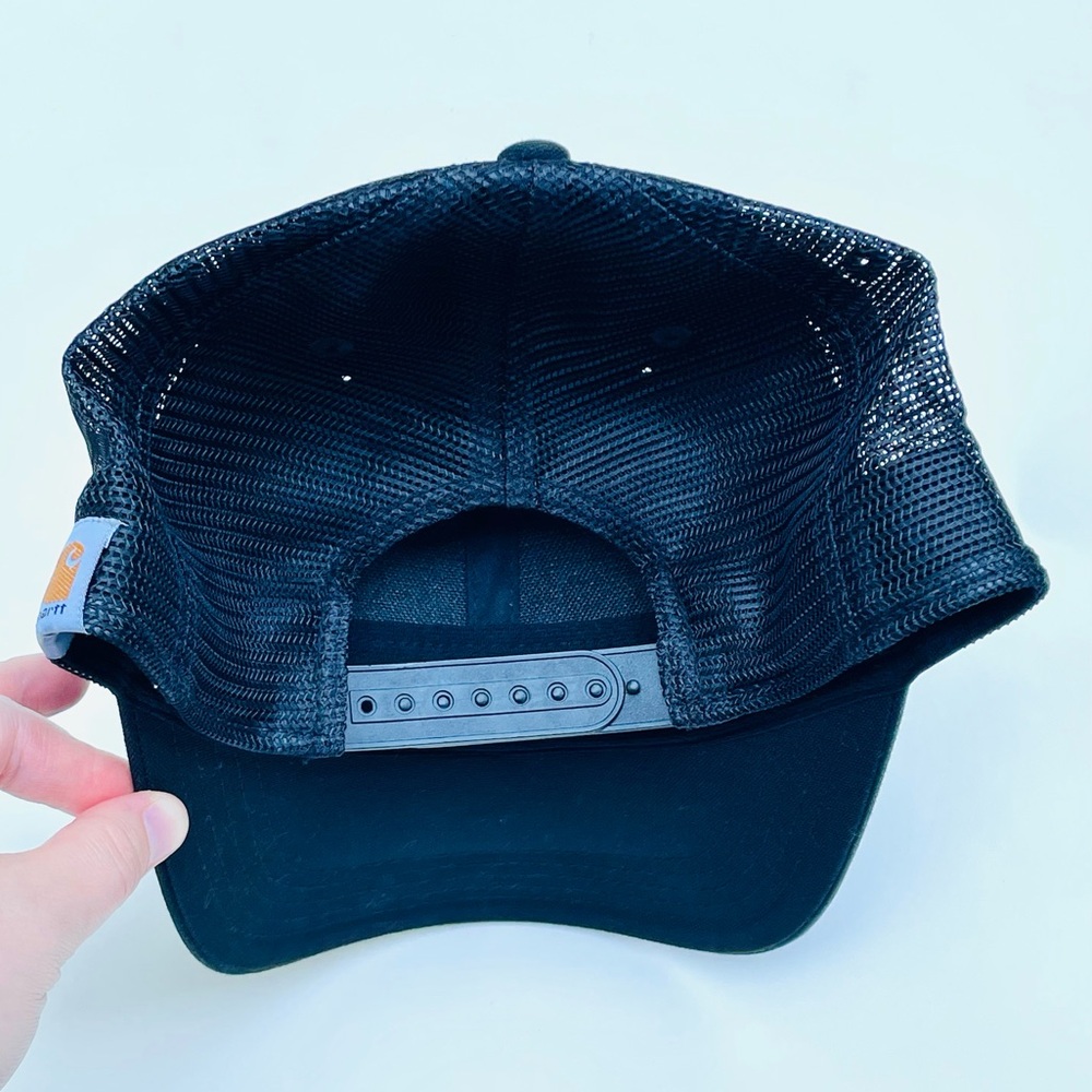 Carhartt Rugged Flex Black Hat With Mesh Back LNWOT - Picture 7 of 11